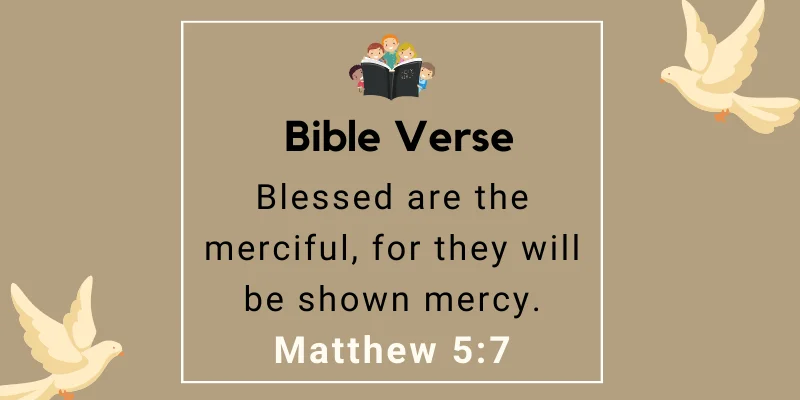 Matthew's bible verse highlights the virtue of mercy and its reciprocal nature,