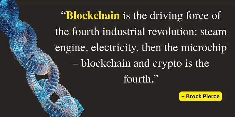 Blockchain as the fourth industrial revolution by Brock Pierce with crypto as a driving force