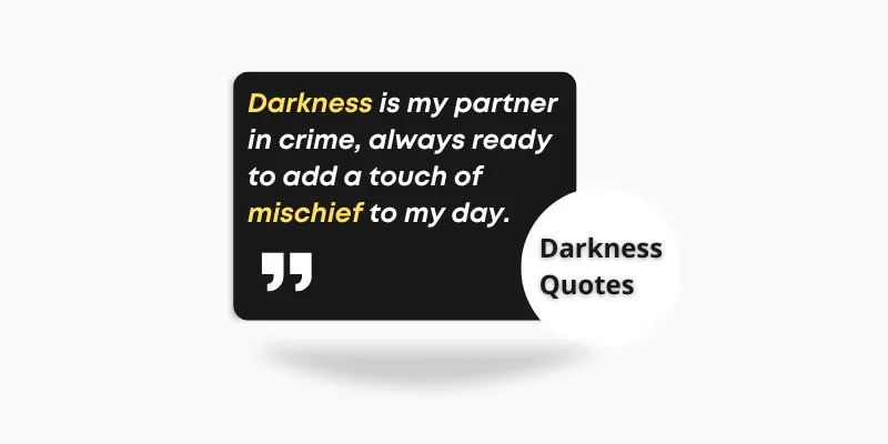 Motivational quotes on darkness, promoting growth and resilience in challenging times.