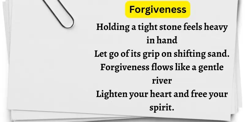 The power of forgiveness is a path toward inner peace and it also lightens your soul.