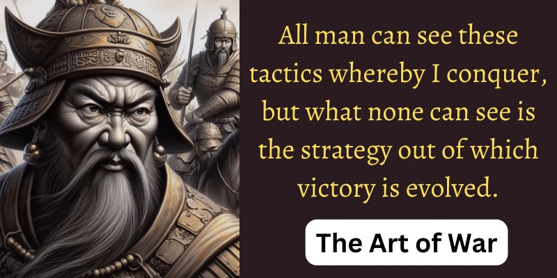 Making strategies is the most important part of winning wars.
